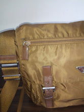 Load image into Gallery viewer, Prada Nylon Tobacco Messenger Sling Bag
