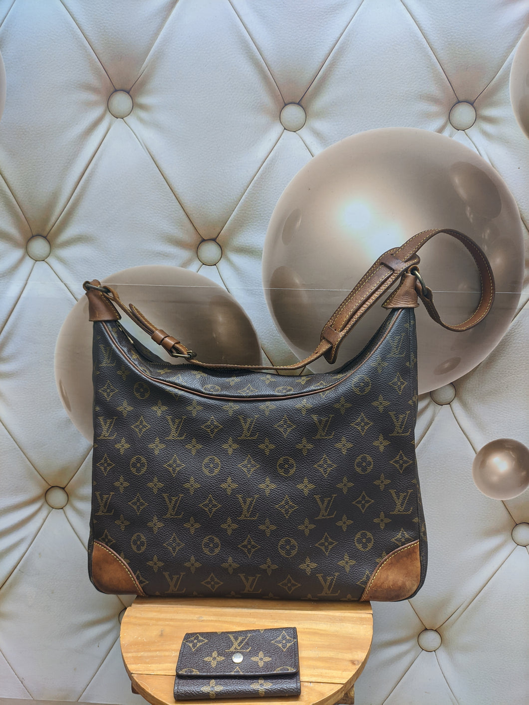 1990s Louis Vuitton Boulogne monogram 30 shoulder bag