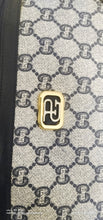 Load image into Gallery viewer, Authentic Vintage GUCCI PLUS Web Navy GG PLUS Monogram Canvas Crossbody Bag 
