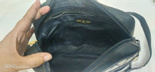 Load image into Gallery viewer, Authentic Vintage GUCCI PLUS Web Navy GG PLUS Monogram Canvas Crossbody Bag 
