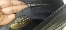 Load image into Gallery viewer, Authentic Vintage GUCCI PLUS Web Navy GG PLUS Monogram Canvas Crossbody Bag 
