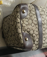 Load image into Gallery viewer, Authentic 70s Celine Made in France Monogram Canvas Duffle Bag
