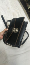 Load image into Gallery viewer, Authentic Vintage Flandre Club 1978 hard crossbody bag with silver hardware

