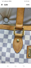 Load image into Gallery viewer, Authentic Louis Vuitton MI1018 Hamp stead Pm White Azura Damier 
